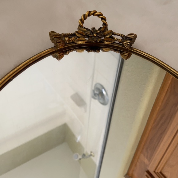 Stylebuilt Vanity Mirror Mid Century 60’s 24k Gold Plate - Picture 4 of 8